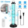 UV Sterilizer Lamp Ultraviolet Disinfection Quartz Tube Light Germicidal Ozone Lamp W/ Timer Function For Car Bedroom Kitchen Hotel Pet Area