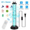UV Sterilizer Lamp Ultraviolet Disinfection Quartz Tube Light Germicidal Ozone Lamp W/ Timer Function For Car Bedroom Kitchen Hotel Pet Area