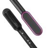 Hair Straightener Brush Electric Hair Straightener Comb Hot Comb for Women Hot Comb with 5 Heating Levels Wide Voltage Range Black