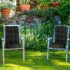 Rocking Chair Cushion 2 Pieces Back Seat Sets with Non-Slip Ties Polyester Fiber Filling 
Comfortable for Indoor Home Office Car