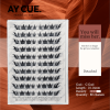 AYCUE #YOU WILL MISS HER# Self-adhesive Lash Clusters C Curl 10-14mm 80Clusters Glue-free Eyelashes Extensions for Natural Look Easy Application