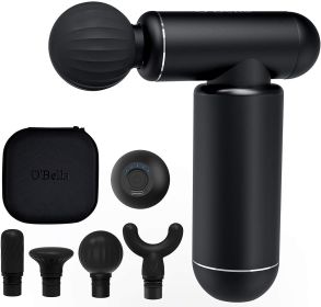 Massage Gun Deep Tissue Percussion Muscle Massager - Metal Handheld Electric Massager for Pain Relief Athletes Quiet Brushless Motor Cordless 1.1 lbs