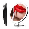 30X Magnifying Mirror With Light 3 Colors Dimmable Brightness Included Tweezer Scissor 
Travel Magnifying Makeup Mirror with Suction Cup 360° Adjusta
